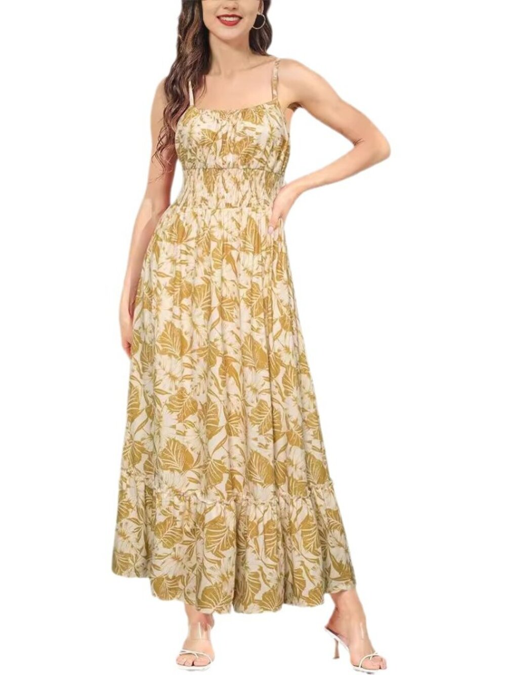Sleeveless Sling Maxi Dress